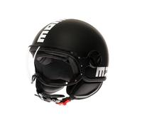 MOMO Cascos FGTR Classic Black / White Matt M