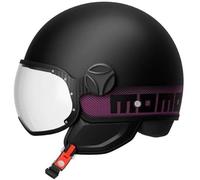 MOMODESIGN FGTR Classic E2206 Stripes Mat Black/Fucsia L