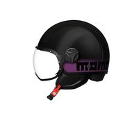 MOMODESIGN FGTR Classic E2206 Stripes Mat Black/Fucsia XS