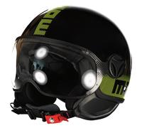 MOMODESIGN FGTR Classic E2206 Stripes Mat Black/Yellow Fluo M