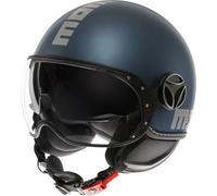 Momodesign-FGTR EVO E2206 | Casco de Moto Demi-Jet Unisex con Visera Solar Integrada y Forro Interior Extraíble DrySpeed para Uso Urbano