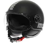 MOMO FGTR Classic Stripes Casco Jet, negro-rosa, tamaño XS para Hombres