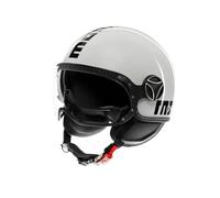 Momodesign FGTR Evo Mono, casco jet S female Blanco/Negro
