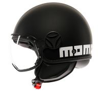MOMODESIGN Momo Design FGTR Classic Casco Jet Mate/Negro/Blanco 57 unisex