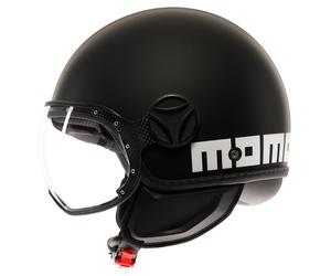 MOMODESIGN Momo Design FGTR Classic Casco Jet Mate/Negro/Blanco 57 unisex