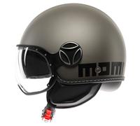 MOMO FGTR Evo Mono S26 Casco a reacción, Mate de titanio, Talla L (59/60)