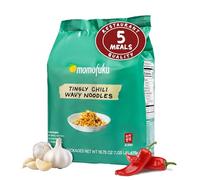 Momofuku Tingly Chili Ramen Noodles de David Chang, 5 unidades (paquete de 1) fideos instantáneos veganos secados al aire con 11 g de proteína a base de plantas