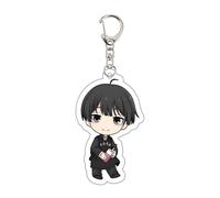 momogut Anime Fragrant Flower Blooms with Dignity Llavero Waguri Kaoruko Llavero Accesorios Lindo Bolso Colgante