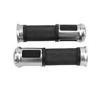 MOMOHCHGBT Cinta De Manillar Moto Manillar De Agarre Acelerador Para Motocicleta Accesorios Universales Para Moto Cross Giro Modificado 22 Y 24mm(Silver)