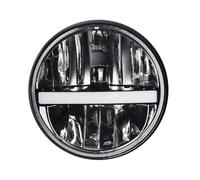 MOMOHCHGBT Conjunto De Faros De Motocicleta Faro Delantero LED Motocicleta Para Softail Slim Fat Boy De 7 Pulgadas Con Luz Diurna Y Giro H4 Delanteros(001)