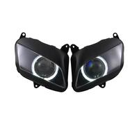 MOMOHCHGBT Conjunto De Faros De Motocicleta Para CBR600RR 2007-2012 Conjunto Delanteros Con Proyector HID Bi-Xenón Personalizado LED Angel Eye Delanteros