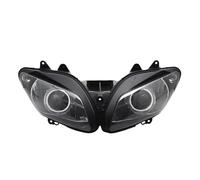 MOMOHCHGBT Conjunto De Faros De Motocicleta Para R1 Para YZF-R1 2002-2003 Conjunto Faros Delanteros Proyector Motocicleta HID Blue Angel Eyes Altos/bajos Delanteros