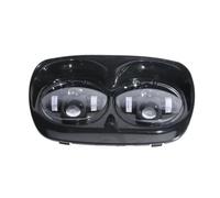 MOMOHCHGBT Conjunto De Faros De Motocicleta Para Road Glide FLTR 1998-2013 Proyector De Faro LED Doble De 5,75" Motocicleta Delanteros(Black)