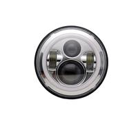 MOMOHCHGBT Conjunto De Faros De Motocicleta Para Vulcan VN 500 750 800 900 1600 1700 1500 Faro LED Halo De 7 Pulgadas Para Motocicleta Delanteros(Chrome With Halo)