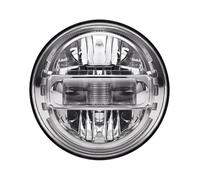 MOMOHCHGBT Faro LED Para Moto Para Davidson Para Touring Rod FatBoy Faros Delanteros De Motocicleta Luces Led Proyección 7 Pulgadas Para Accesorios Proyector Delantero(001 Chrome 1pcs)