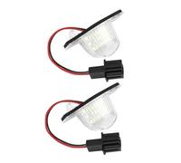 MOMOHCHGBT Luces De Matrícula Para Crv Fit Para Odyssey Jazz Para Hrv Frv CR-V 12V SMD Lámpara En Forma Xenón Blanco 6000k 1/2X Conjunto Luces LED Para Matrícula(2PCS)
