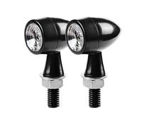 MOMOHCHGBT Luz Trasera Moto Con Intermitentes Integrados Luz LED Para Mini Motocicleta Intermitente Ámbar Delantero Y Trasero Blanco 3 Cables Diurna DRL Roja De Freno Impermeable(Amber Red-Clear)