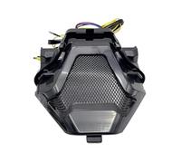 MOMOHCHGBT Luz Trasera Moto Con Intermitentes Integrados Para R3 R25 13-2020 Para MT07 Para FZ07 Para MT-07 Para FZ-07 2013-2017 Conjunto De Luz Trasera Freno Con Flujo LED Trasero Impermeable(White)