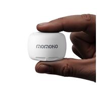 MOMOHO Mini altavoz Bluetooth, tamaño pequeño pero gran calidad de sonido, con micrófono integrado, altavoz portátil de emparejamiento TWS para el hogar/exterior/viajes, smartphone, laptop (blanco)