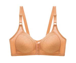 Momolaa Sujetador de Mujer Top Plateado Mujer Sujetador Sexy y cómodo de Talla Grande para Mujer, Estilo, sin Anillo de, con Hebilla Frontal Top Plateado Mujer Sujetador Balconette Mujer