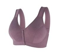 Momolaa Zapatillas Hombre Top Mujer Deportivo Nuevo Sujetador Liso de algodón y con Hebilla Frontal para Mujer, Talla Grande, sin Aros, y Agradable a la, cómodo Top Mujer Deportivo