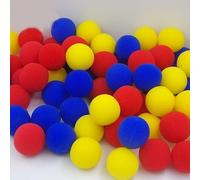 MOMOMAGE 10 bolas de esponja súper suaves de 1.38 pulgadas, trucos mágicos que parecen desaparecer, bolas mágicas de primer plano, ilusiones, truco, mágico clásico (amarillo)