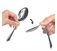 MOMOMAGE 2 cucharas dobladas para magos, primer plano, ilusiones mágicas, mentalismo, trucos mágicos