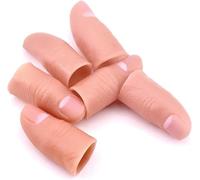 MOMOMAGE 6 piezas de dedos falsos suaves para pulgares falsos, accesorios mágicos a partir de 15 años para desaparecer intercambiar y aparecer trucos de magia
