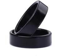 MOMOMAGE Anillo magnético magnético negro fuerte PK con moneda, trucos mágicos, accesorios para decoración de dedos, anillo mago ilusión de trucos (21 mm)