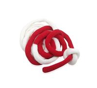 MOMOMAGE Increíble nudo acrobático, trucos mágicos, nudo de salto, cuerda de nudo fantástico, ilusiones callejeras, trucos, mentalismo para magos, rojo y blanco