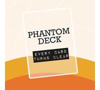 MOMOMAGE Phantom Deck Vanishing Magic Tricks Every Card Turns Clear Magic Close Up Illusions Gimmicks Mentalism Props
