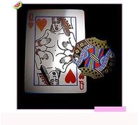 MOMOMAGE The Undressed Queen Magic Tricks Playing Card Magician Close-up Street Illusion Gimmick Mentalismo Puzzle Toy Funny Magic Card