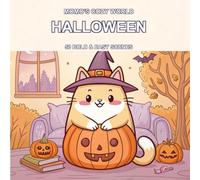 Momo's Cozy World: Halloween: A Cute & Cozy Halloween Coloring Book for Adults, Teens and Beginners - 50 Bold & Easy Not-So-Spooky Scenes for Stress Relief