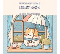 Momo's Cozy World: Rainy Days: A Bold & Easy Cozy Cat Coloring Book for Adults, Teens and Beginners - 50 Calming Rainy Day Scenes for Stress Relief and Calm