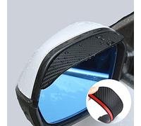 MOMOTOU 2pcs Coche Retrovisor Espejo Cejas Auto Lente Escudo De Lluvia Protector De Nieve Shade Protector Retrovisor Espejo Lluvia Escudo