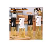 MOMOTOU 300ml Kitchen Oil Sprayer, Black, Enhanced Spray Nozzle, Leak-Proof, Food Grade Material