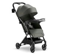 Mompush Lithe V2 - Carrito ligero + bandeja para aperitivos, cochecito de viaje plegable y listo para el avión, asiento reclinable casi plano, portavasos, funda de lluvia y bolsa de viaje incluido