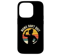 Moms Don't Quit Strong Mom Vintage Sunset Retro Design Carcasa para iPhone 14 Pro