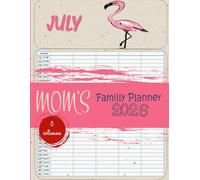 Moms Family Planner 2026: Keep Your Whole Family on Track With This Family Organiser 2026 5 columns (12-months, January - December), Family Timer 2026