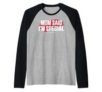 Mom'S Favorite Funny Mother's Day, Mom Said I'm Special Camiseta Manga Raglan