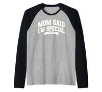 Mom'S Favorite Funny Mother's Day, Mom Said I'm Special Camiseta Manga Raglan