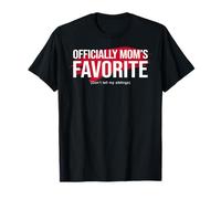 Mom'S Favorite Funny Mother's Day, Officially Mom'S Favorite Camiseta