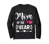 Moms Favorite Mom of The Year Award Mum Daughter Mothers Day Manga Larga