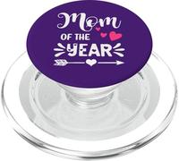 Moms Favorite Mom of The Year Award Mum Daughter Mothers Day PopSockets PopGrip para MagSafe