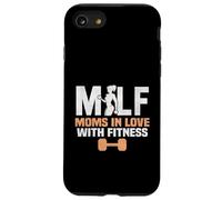 Moms in Love with Fitness Workout Madre Carcasa para iPhone SE (2020) / 7/8
