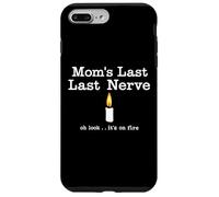 Moms Last Nerve Candle Look Its on Fire Vela Día de la Madre Carcasa para iPhone 7 Plus/8 Plus