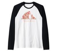 Mom'S Love Floral Mama Bear Primavera Día de la Madre Camiseta Manga Raglan