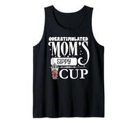 Mom's Sippy Cup Mommy's Overstimulated Moms Club Fuel Coffee Camiseta sin Mangas