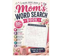 Moms Word Search Book: Word Searches with Easy to Read Print about Womanhood , Femininity and More | 6x9 inches, 109 pages| 50+ Puzzles with Solutions ... Holidays , Mother's day and Busy moms
