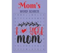 Mom's Word Search: Let Mom Relax | 6 x 9 inches, 110 pages | Perfect Gift for Mom